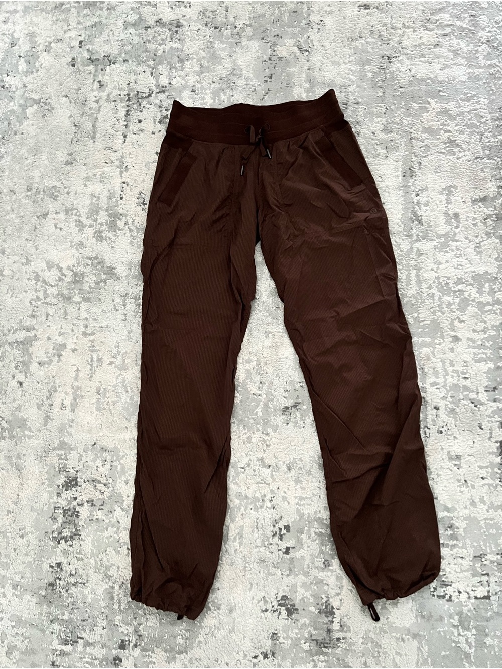 EUC lululemon dance studio pants MR regular length size 8 larva cake